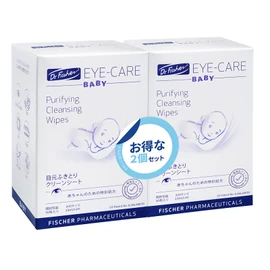 Dr. Fisher Baby Eye Care Cleaning Sheet for Babies, Chamomile Blend, Individually Packaged, 60 Packets, Large Size 5.1 x 5.1 inches (13 x 13 cm), Preservative and Alcohol Free Eye Care Sheet