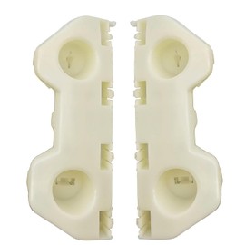 2Pcs Front Bumper Fender Brackets Left and Right Compatible with Nissan Maxima 2016-2020 Replaces 62221-4RA1A 62221-4RA2A 62220-4RA1A 62220-4RA2A White POM Plastic Material