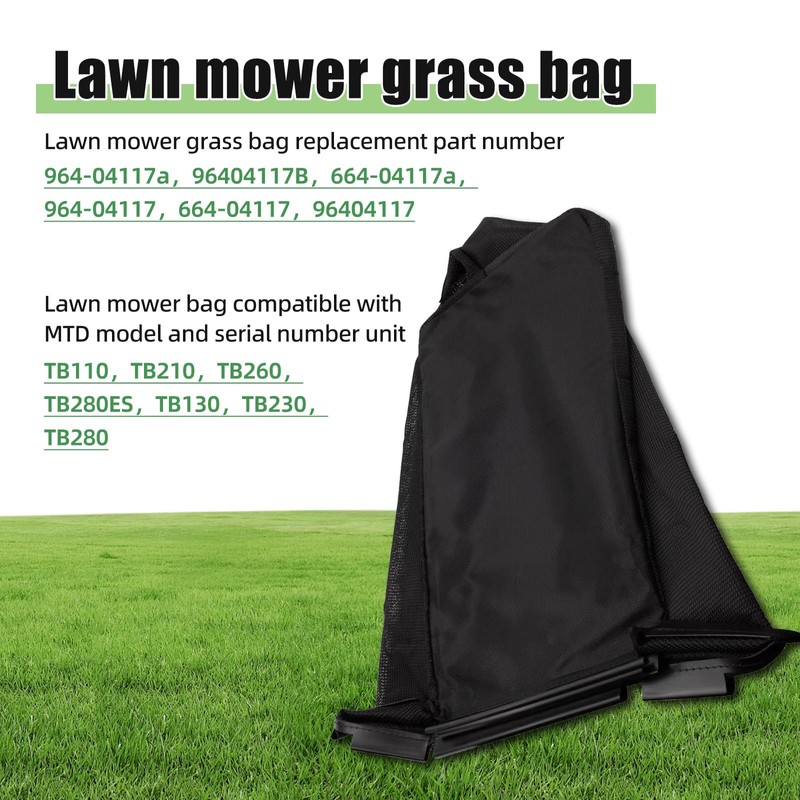 8B8B 964-04117A Lawnmower Grass Bag Replacement for Troy Bilt 21”