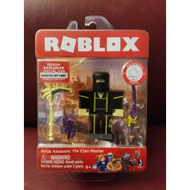 ROBLOX Jazwares Toy Yin Clan Master Core Figure RARE Ninja Assassin Virtual Code