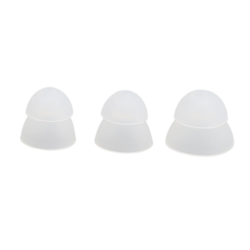 15pcs Hearing Amplifier Eartip 2 Layers Detachable Silicone Hearing Amplifier