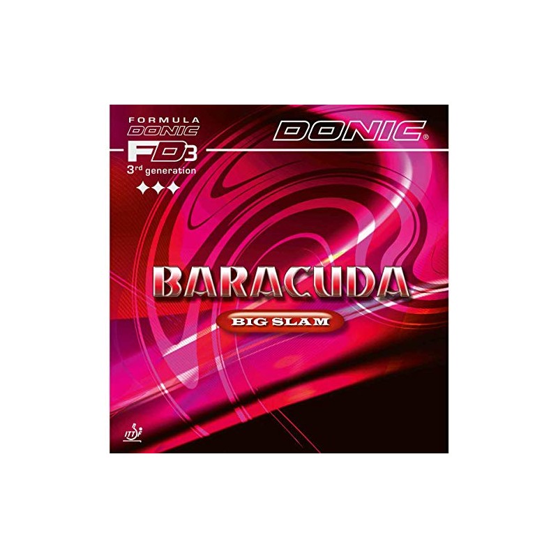 DONIC Baracuda Bigslam Rubber Red 2.0 mm