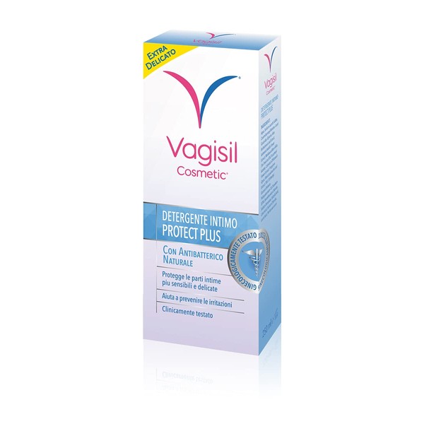 Vagisil Protect Plus Women's Intimate Cleaner, Intimate Hygiene, Intimate Daily Hygiene Soap, Antibacterial, with Neem Oil and Tea Tree Oil, 250 ml