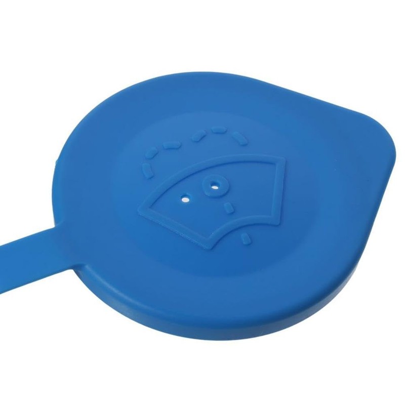 Windshield Wiper Washer Fluid Cap, Blue PE Reservoir Tank Bottle