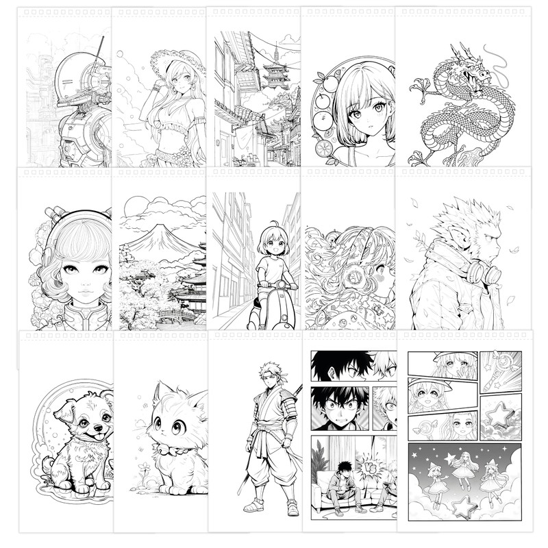 Buki Professional Studio Manga Drawing Kit - Manga Book with