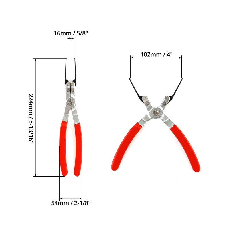 QWORK Relay Puller Plier, 9-1/16" Long 3-3/4" Maximum Opening Auto