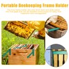 4 Pcs Bee Frame Holder, 5 Frame Capacity Painted Beekeeping
