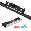Digital Magnetic Level and Protractor - RISEPRO 10 Inches IP54