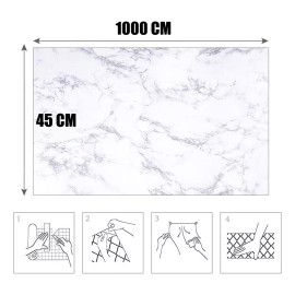TAIMEI Patrón De Mármol Papel Tapiz Cocina Dormitorio Baño Pared