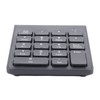 Wireless Number Pad BT5.0 Black 18 Keys Battery Powered Widely