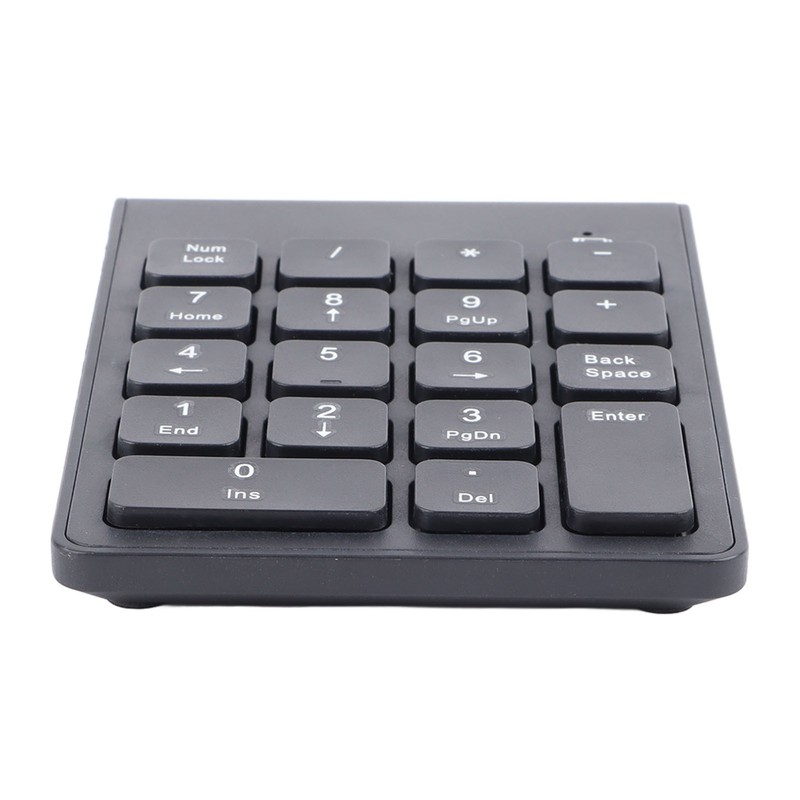 Wireless Number Pad BT5.0 Black 18 Keys Battery Powered Widely