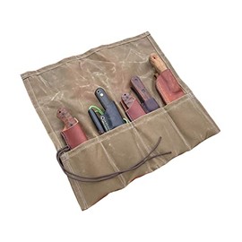 Bushcraft Knife Roll, Waxed Canvas Knife Roll, Tool Roll, Ferrier Tool Roll, Survival Tool Kit