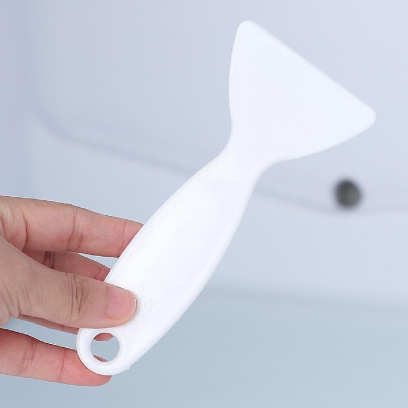 Jitnga Pack of 4 Portable Plastic Ice Scraper De-Icer for