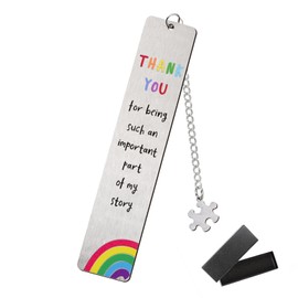 Teacher Appreciation Bookmarks for Last Day of School Graduation Christmas Thank You Gifts for Women Men Coworkers Thank You for Being Part of My Story