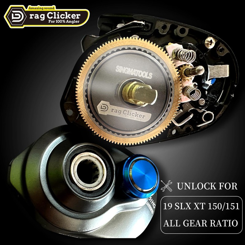SINGMATOOLS Baitcasting Reel Drag Clicker Kit for Shimano SLX XT