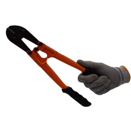 TOOLSTEK WOKIN Bolt Cutter Heavy Duty 12”(200mm)Mini chicken Wire Cable Chain Spring Snips Clippers fencing with Comfortable Soft Anti-Slip handles Professional Tools for Mechanics Carpentry Building