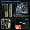 JETBeam E26 Flat Tactical Flashlight 2000 LM with White Green
