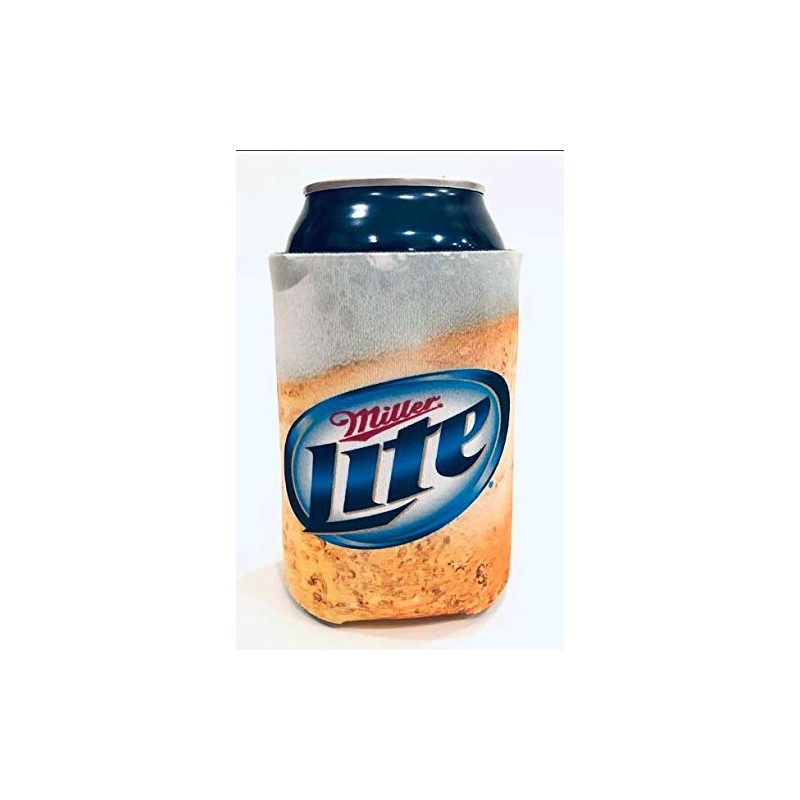 Miller Lite Beer Can Insulator Coolie Hugger Cover | Set