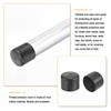 sourcing map 2pcs 60mm(2 3/8") Rubber End Caps, Round Vinyl
