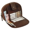 Luxury Leather Women's Purse with Zip 13.5 cm Various Colours,