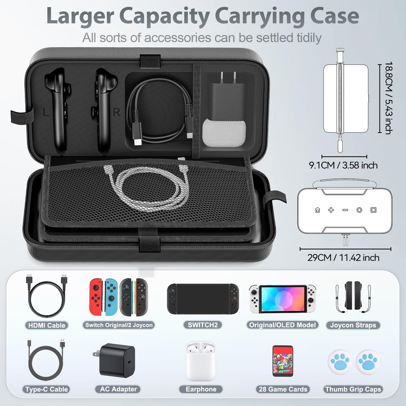 Rysker Carrying Case for Switch 2 BL