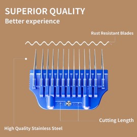 MEMIRY 1-Pack 10mm 3/8 Wide Clipper Guard Compatible with A5 Blades