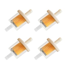 4er Set Benzinfilter 8mm, Kraftstofffilter, Kraftstofffilter, Automobil,Diesel Moped, Diesel Verwendet, Hohe Dichte, Verschmutzungsgrad Aufgrund Der Transparenten Bauweise Leicht Erkennbar