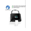 Ultra Fingerprint Padlock,AICase Ultra Light One Touch Open Fingerprint Lock