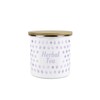 Lilac Purple Polka Dots Herbal Tea Storage Canister - Spotty