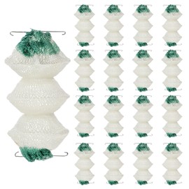 12 Pack Lantern Mantles, 3-Layer Accordion Shape Gas Lantern Mantle Gas Lamp Mantles Compatible With Coleman Lanterns Parts for Lanternes Globe Propane Lanterns Propane Lights Outdoor Camping