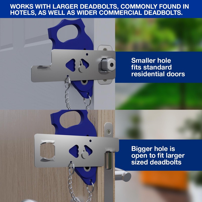 BRINKS – Portable Security Door Locks for Home, Dorm Room,
