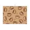 Absorbent Dish Drying Mat For Kitchen Counter, Coffee Microfiber Dish