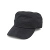 Zaction Unisex Hat, Hand Wash, Herringbone Cotton Work Cap, Black