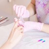 El juego de 6 limas de uñas de cristal y