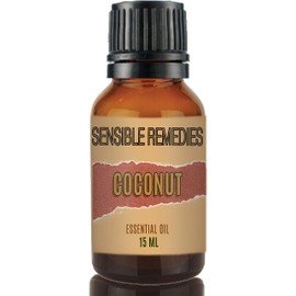 Sensible Remedies Coconut (Virgin) Oil 100% Pure and Natural Distilled 15 mL (0.5 fl oz)
