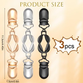 Sweater Clips, 3PCS Waist Cinch Clips Vintage Dress Clip