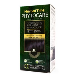 Phytocare Permanent Hair Colour, 20 Shades (4V Aubergine)