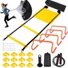 OFYDNR Agility Ladder, Speed Training Equipment Set, 12 Rung 20Ft