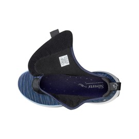 Women’s Extra Wide Comfort Shoes with Easy Closures for Adjustable Fit - Multi Blue 6.5