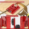 Adjustable Wooden Dowel Pocket Hole Drilling Template, Angle Drilling Aid,
