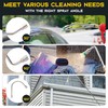 Pressure Washer Extension Wand with Gutter Cleaner Attachment, 30° 90°