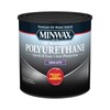 Minwax Water Based, Oil-Modified Polyurethane Protective Wood Finish, Clear Satin,