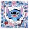 50pcs Cartoon Stitch Stickers for Kids, Vinyl Waterproof Stitch Decal