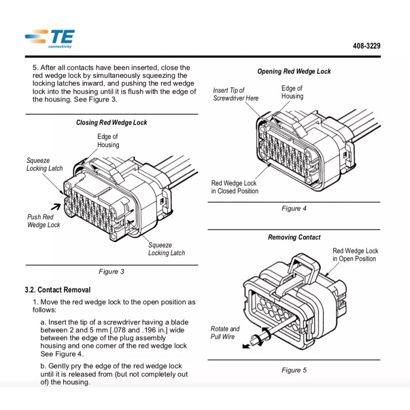 AMPSEAL 35-Pin Electrical Multi Sealed Connector Kit - w/ Terminals