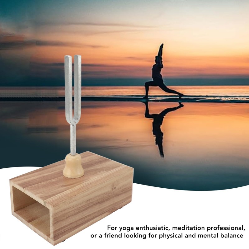 Tuning Fork, 512HZ Tuning Forks with Wooden Resonator Box &