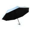 Sun Umbrella Mini Compact Sky Blue Foldable Umbrella for Sunny