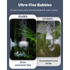 Pawfly CO2 Diffuser for Aquarium Plants, Clear Acrylic CO2 Atomizer
