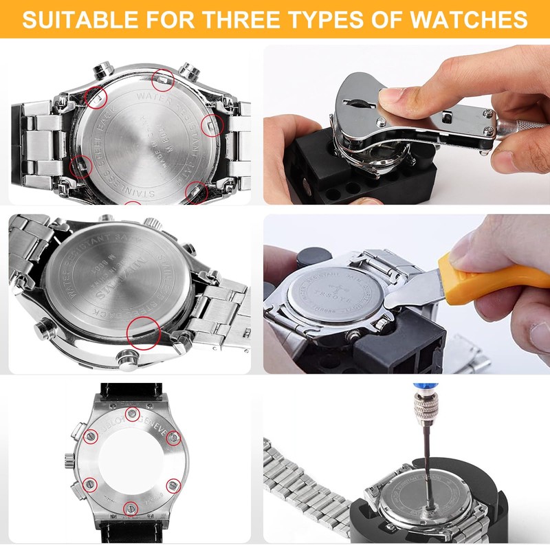 BASVII Watch Tool Set – 155 Pieces Watchmaker Tool Set