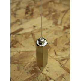 General Tools 790-8 Hexagon Steel Plumb Bob, 8 Ounce