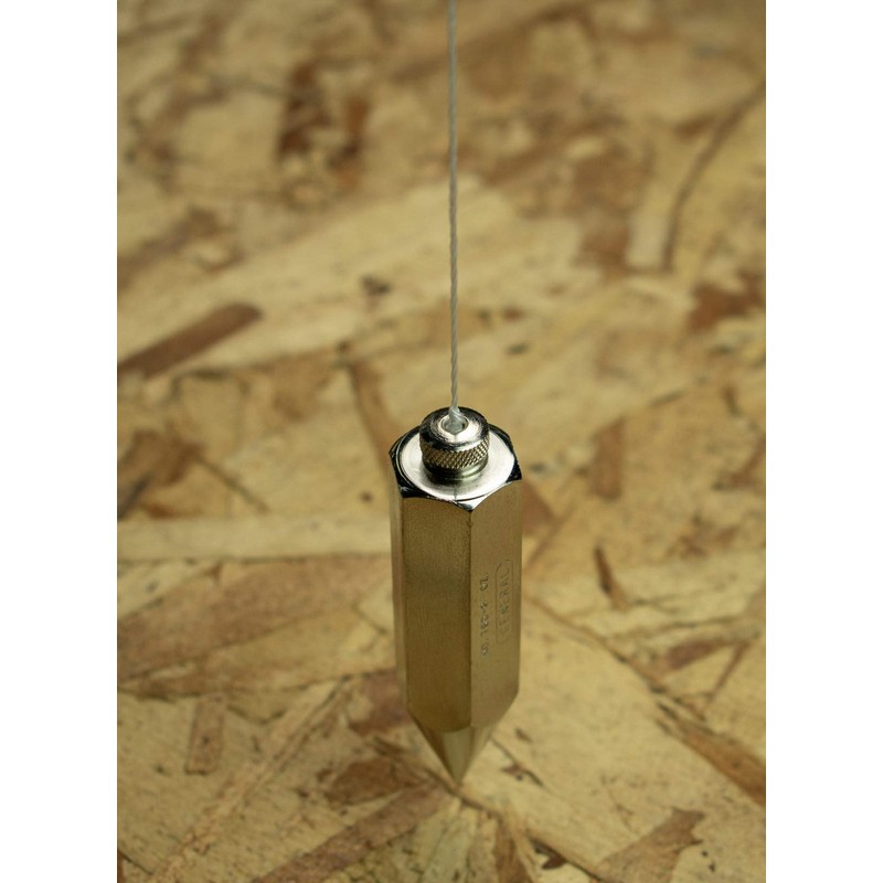 General Tools 790-8 Hexagon Steel Plumb Bob, 8 Ounce